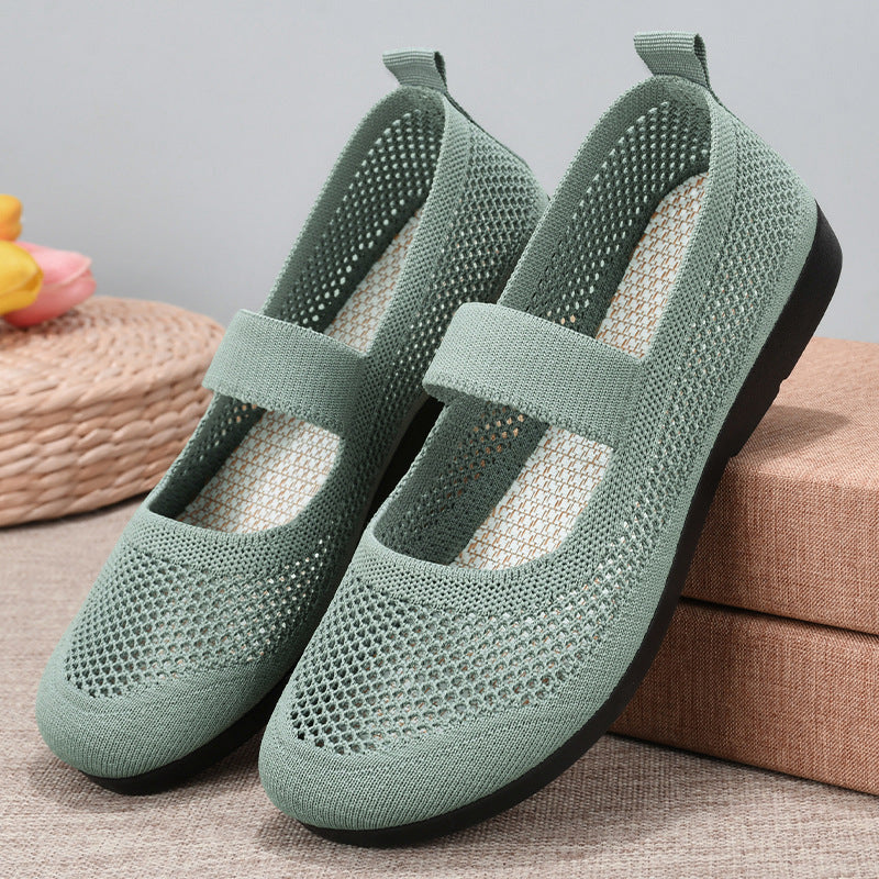 Casual Shoes For Women Flying Woven Women's