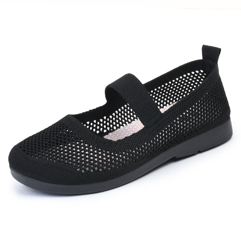 Casual Shoes For Women Flying Woven Women's