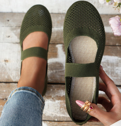 Casual Shoes For Women Flying Woven Women's