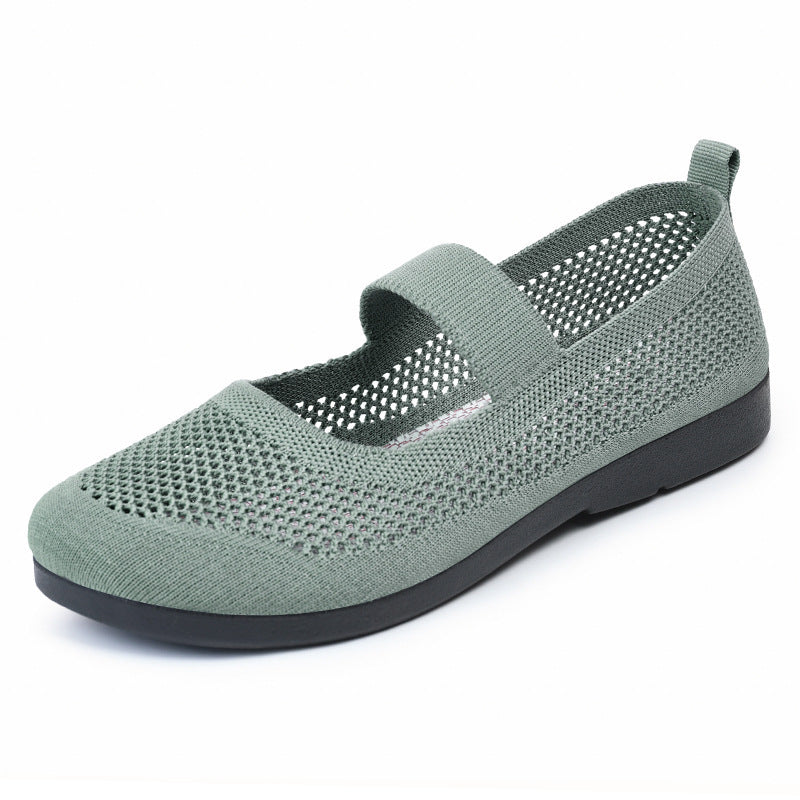 Casual Shoes For Women Flying Woven Women's