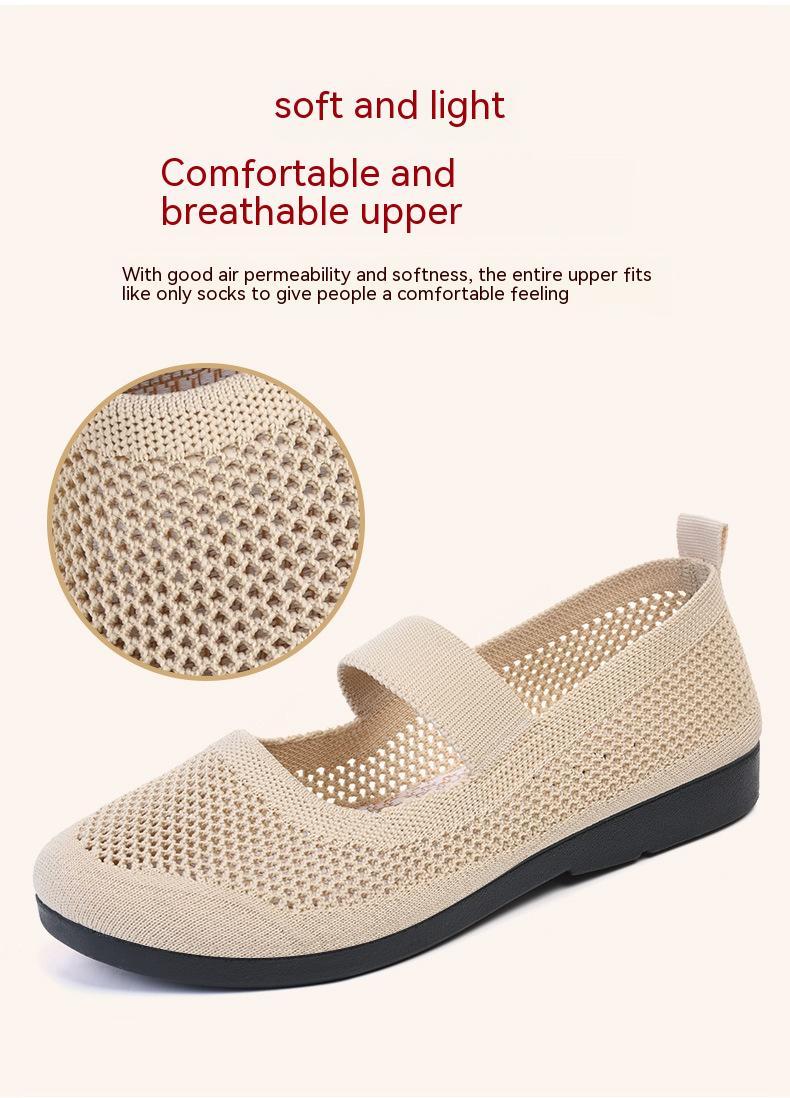 Casual Shoes For Women Flying Woven Women's