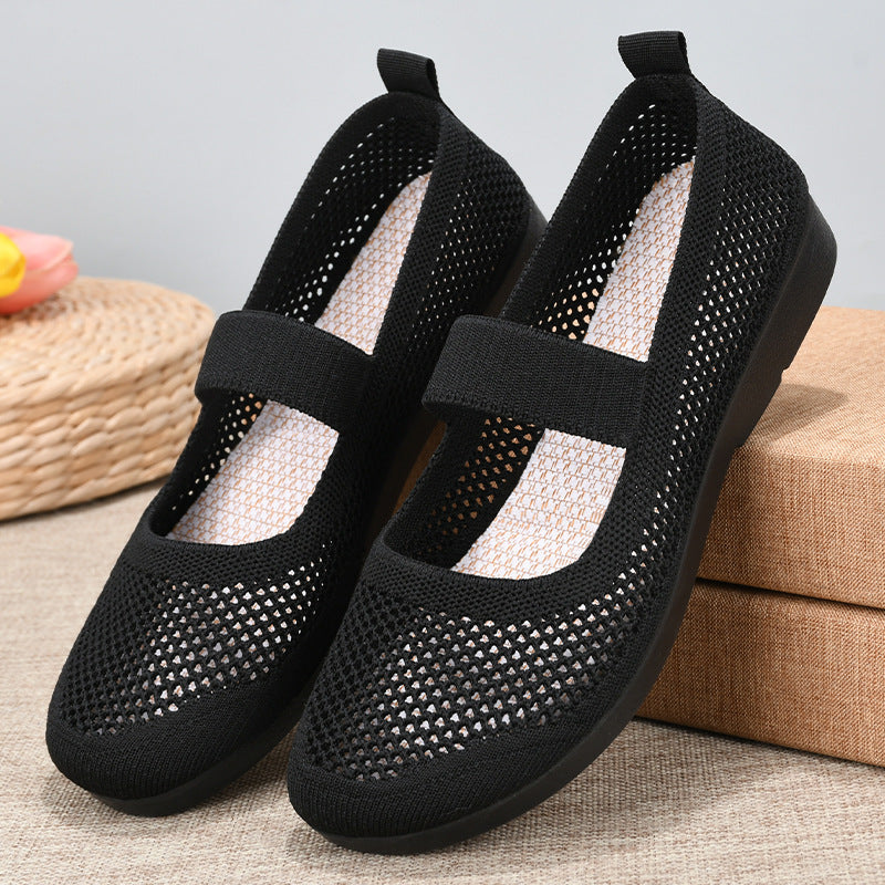 Casual Shoes For Women Flying Woven Women's