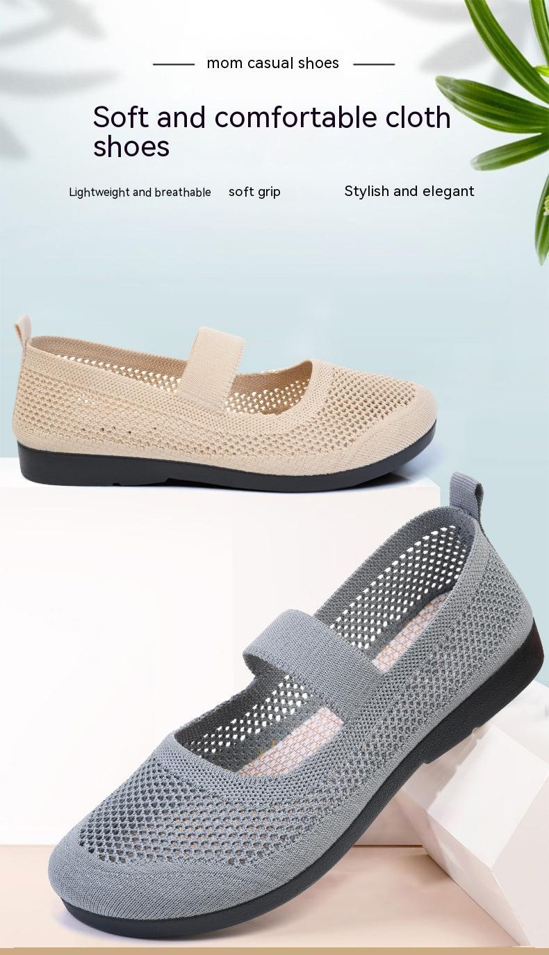 Casual Shoes For Women Flying Woven Women's